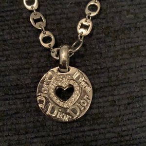 Dior silver fashion necklace